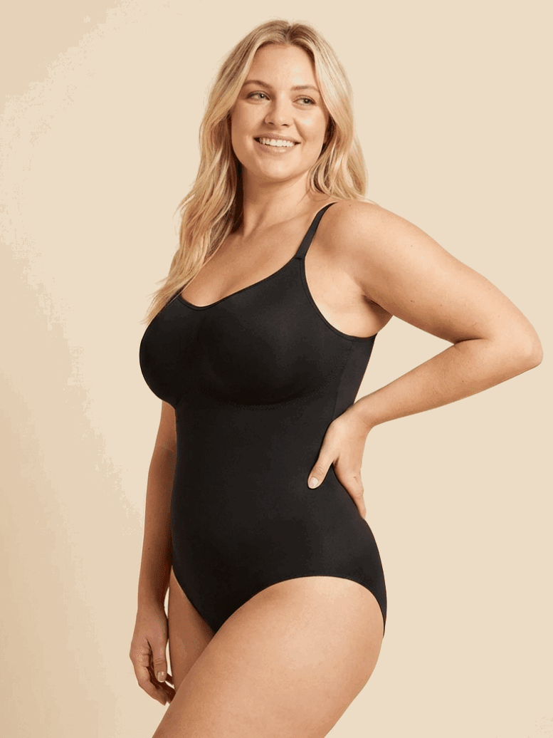 Formende Unterwäsche für den Bauch: nahtloser LumaShape Bodysuit mit Unterbrustband